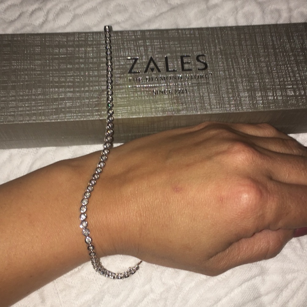 Real Diamond Tennis Bracelet ZALES!OFFERS ONLY